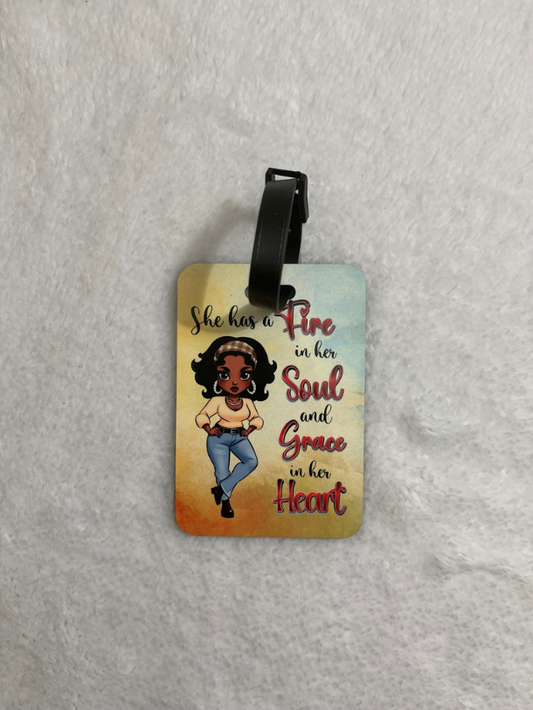 "She has a Fire in her Soul" - Keychain